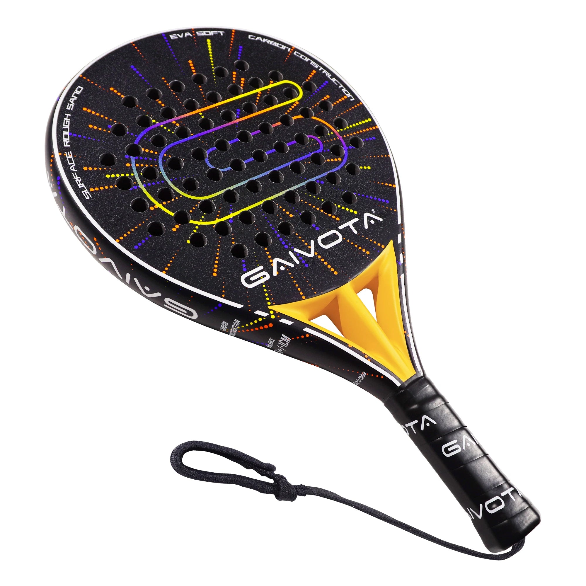 GAIVOTA 2026 New Debut PX30 Padel Racket Carbon Fibre Surface High Performance Padel Racket For Intermediate And Advanced Players
