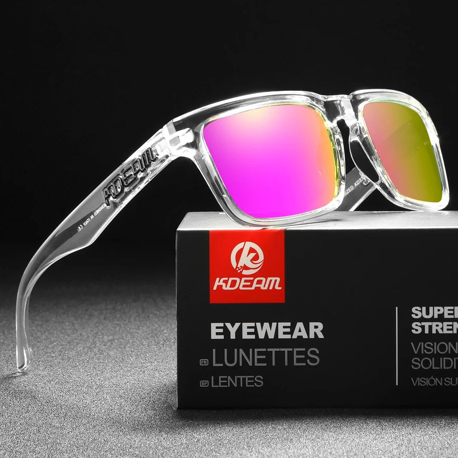 Kdeam Unisex On-Trend Polarized Sunglasses. Stand Out On Or Off Court! Look FLY! Play FLY!