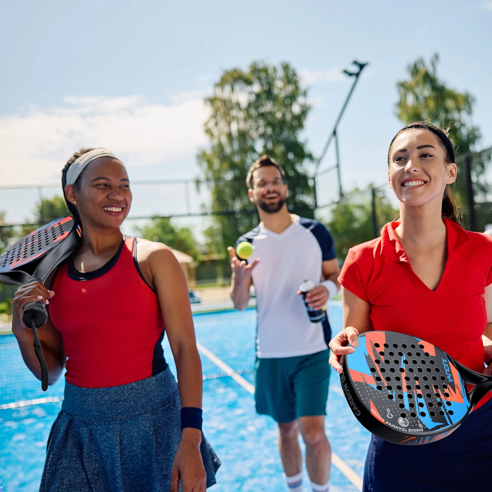 Carbon Pro Custom Performance Padel Racket | Midnight Blue
