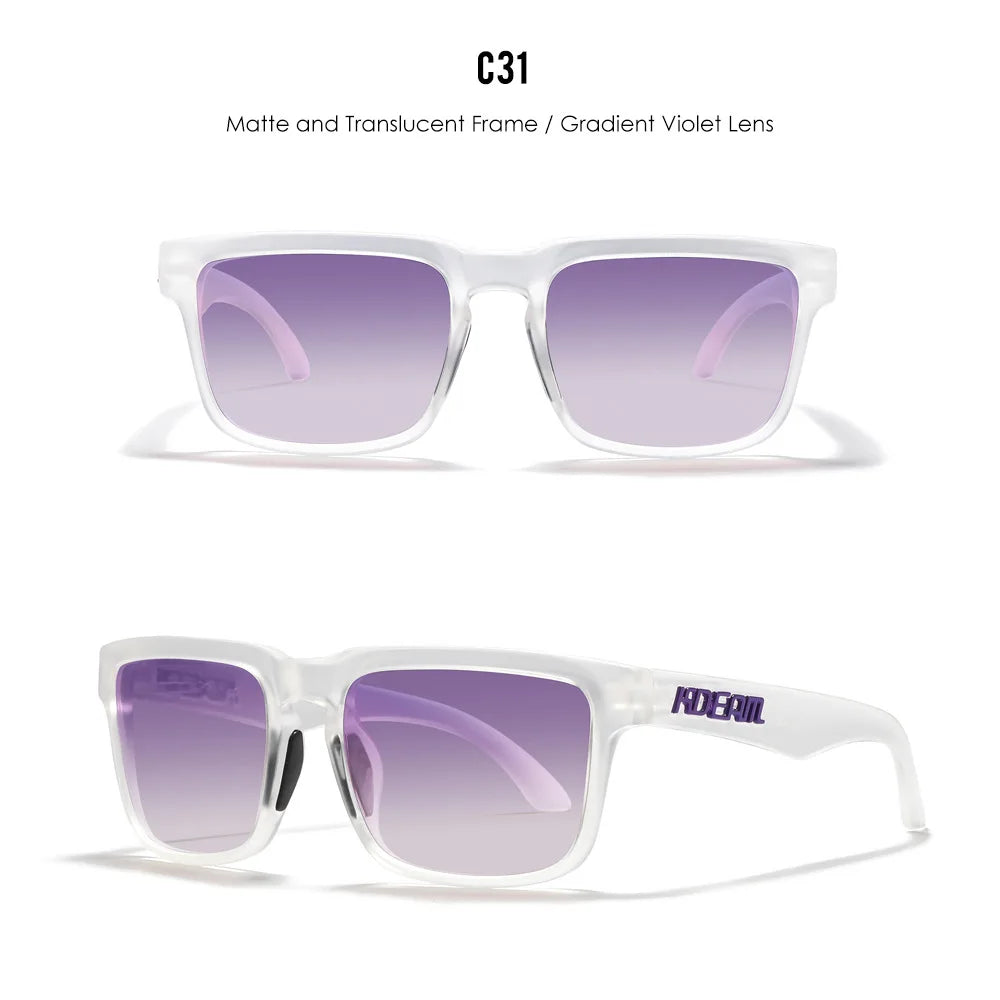 Kdeam Unisex On-Trend Polarized Sunglasses. Stand Out On Or Off Court! Look FLY! Play FLY!
