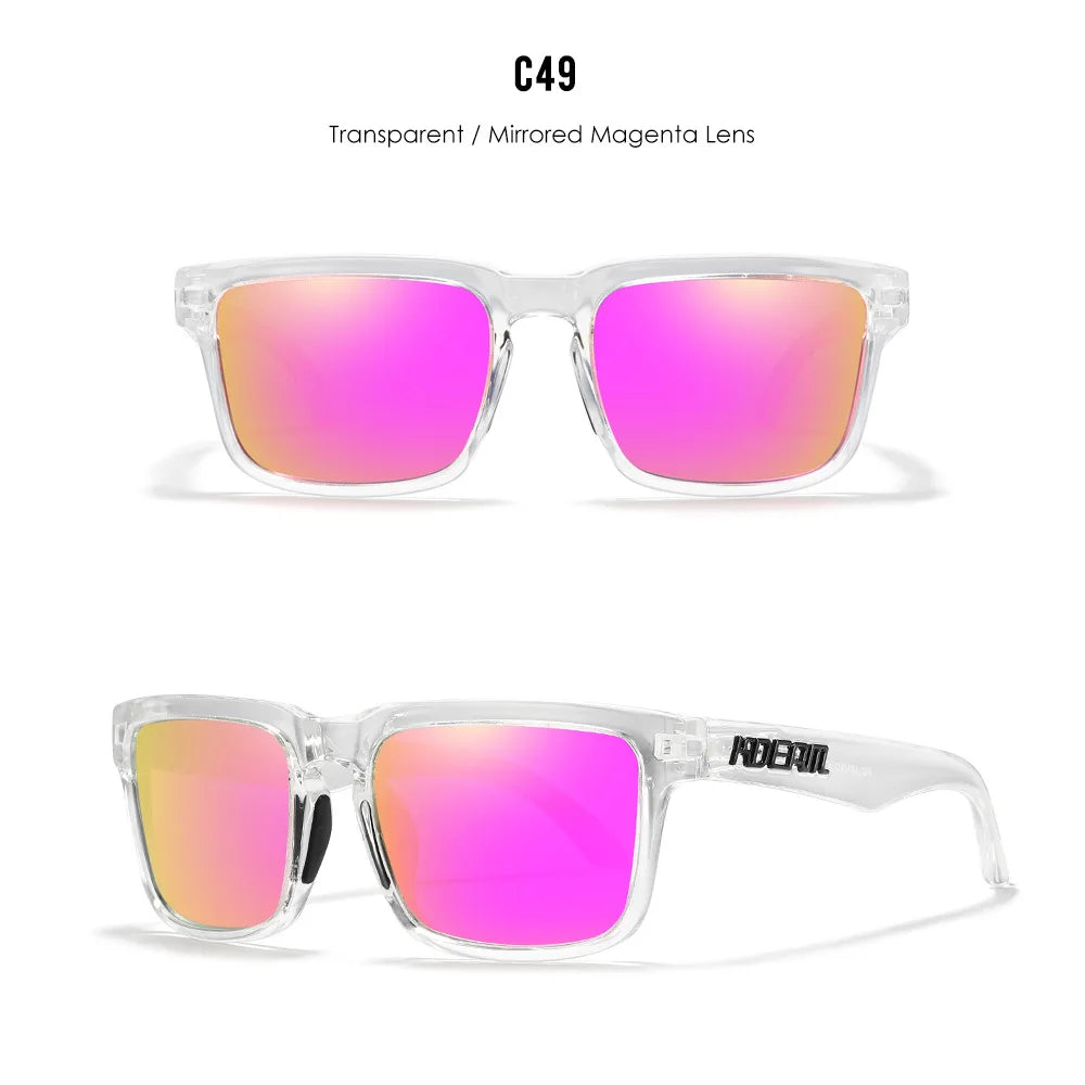 Kdeam Unisex On-Trend Polarized Sunglasses. Stand Out On Or Off Court! Look FLY! Play FLY!