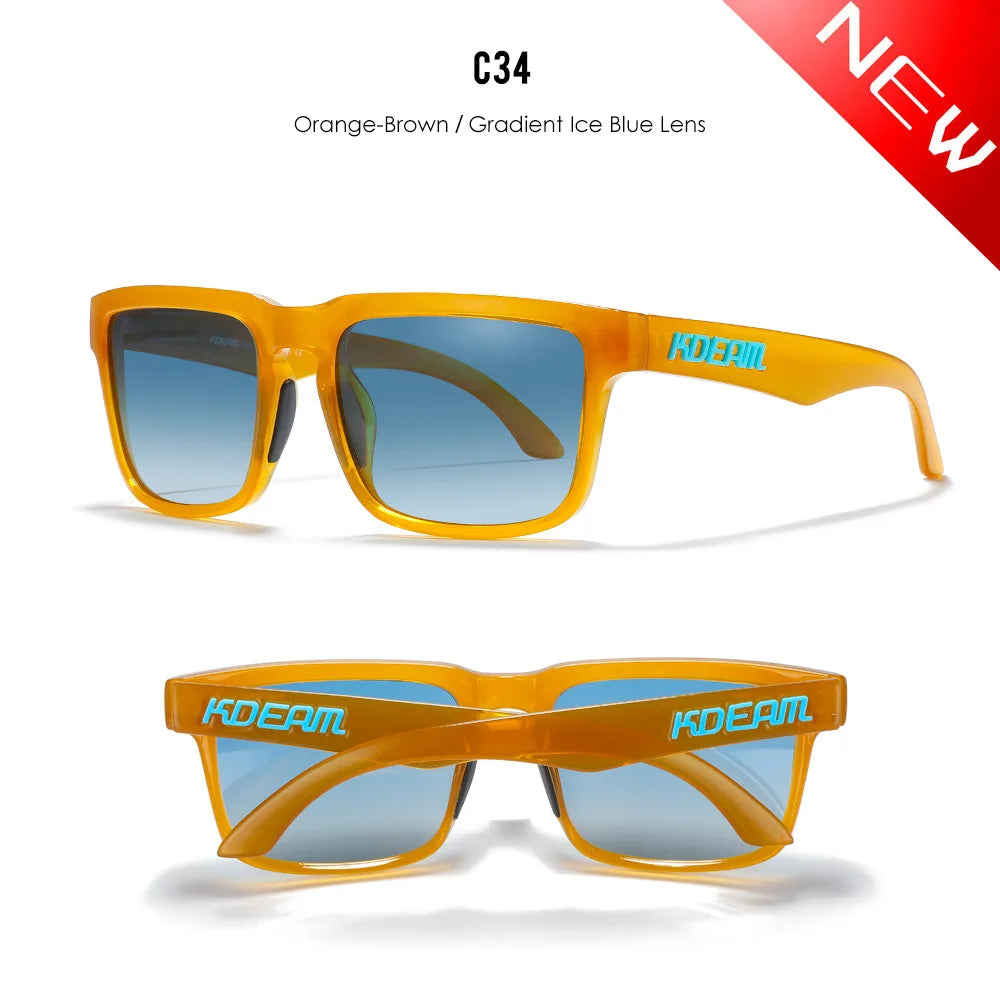 Kdeam Unisex On-Trend Polarized Sunglasses. Stand Out On Or Off Court! Look FLY! Play FLY!