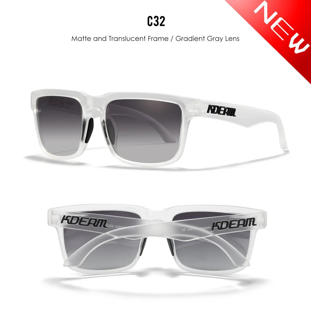 Kdeam Unisex On-Trend Polarized Sunglasses. Stand Out On Or Off Court! Look FLY! Play FLY!