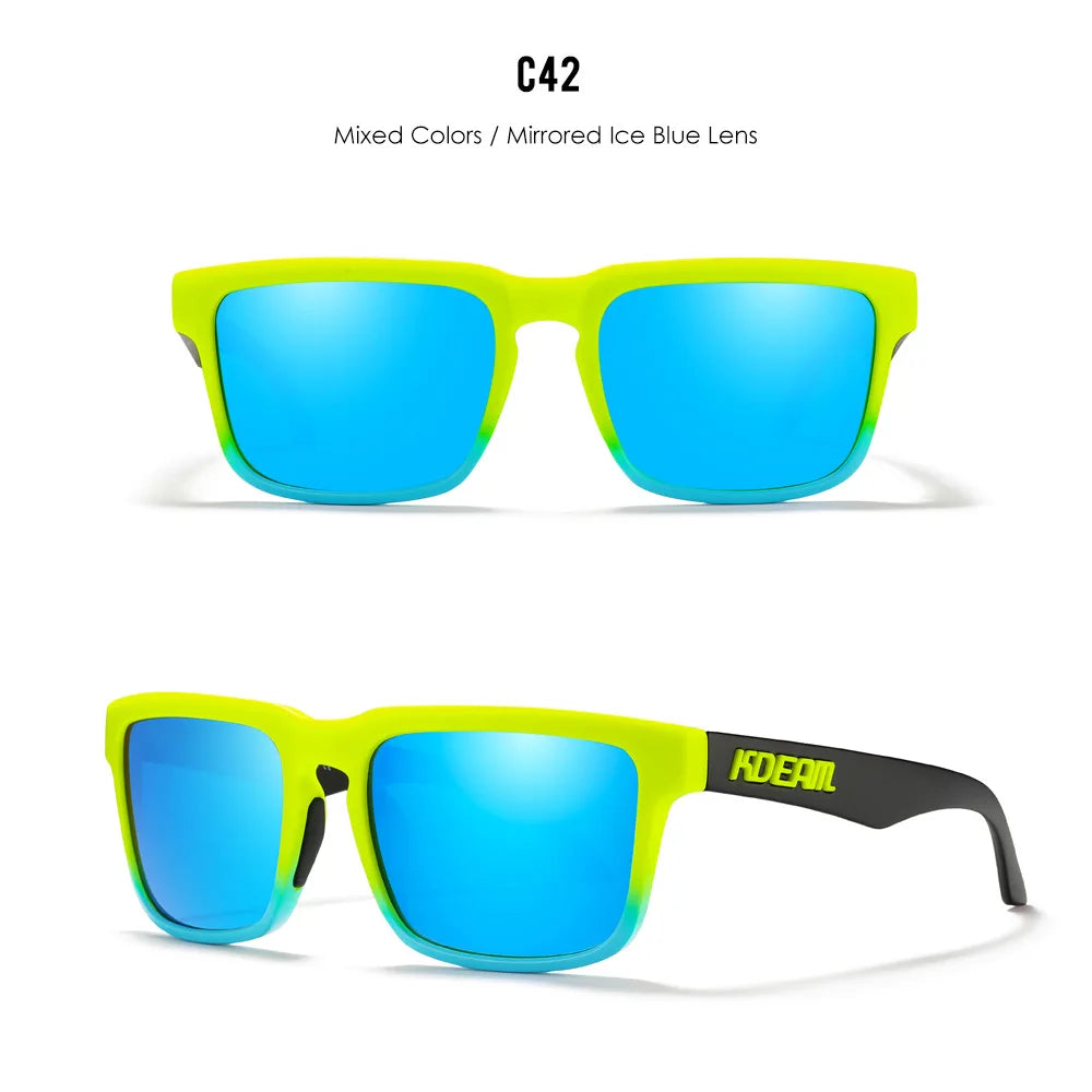 Kdeam Unisex On-Trend Polarized Sunglasses. Stand Out On Or Off Court! Look FLY! Play FLY!