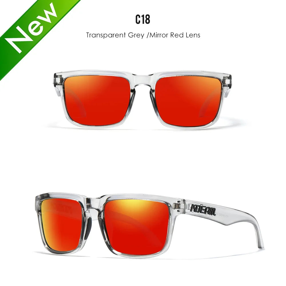 Kdeam Unisex On-Trend Polarized Sunglasses. Stand Out On Or Off Court! Look FLY! Play FLY!