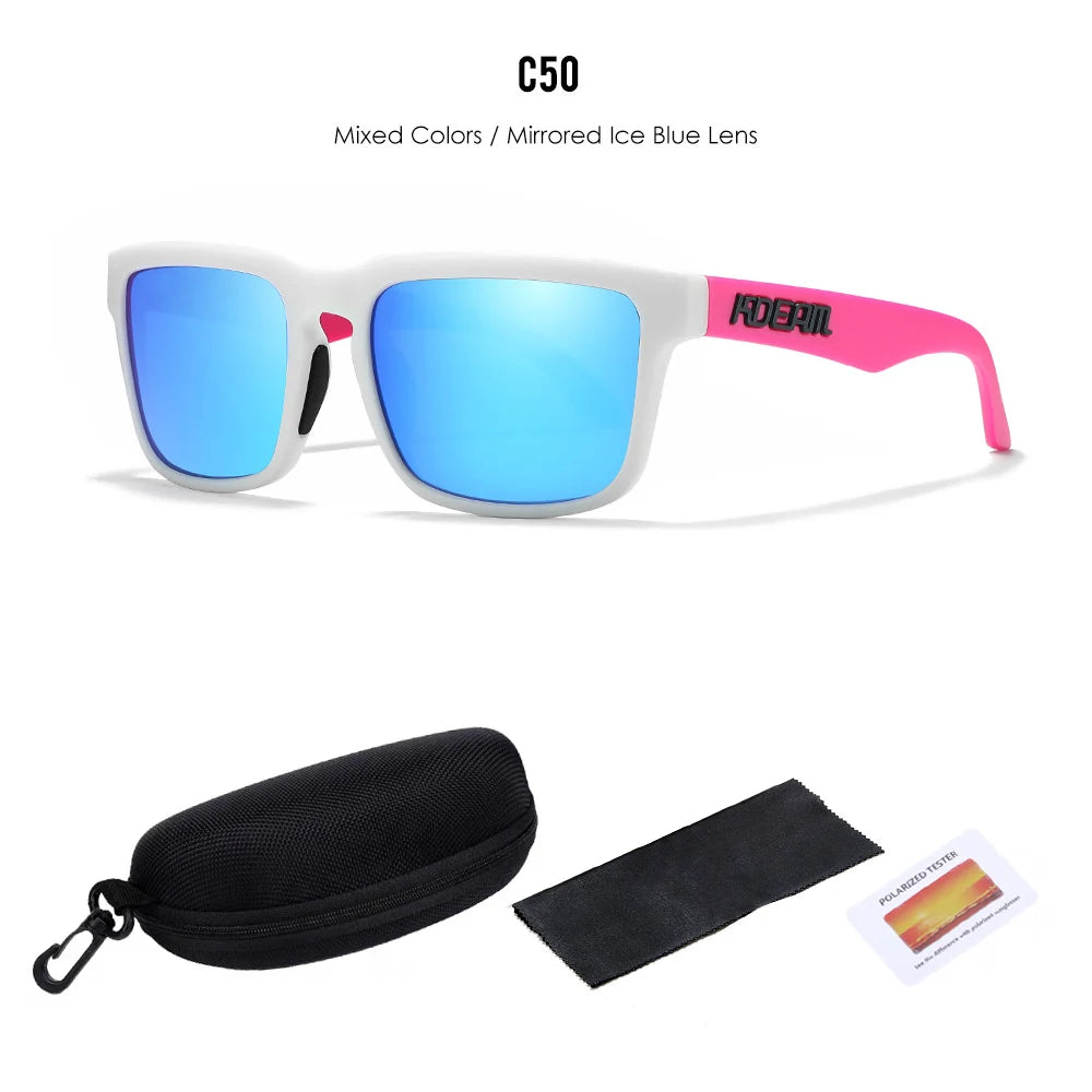Kdeam Unisex On-Trend Polarized Sunglasses. Stand Out On Or Off Court! Look FLY! Play FLY!