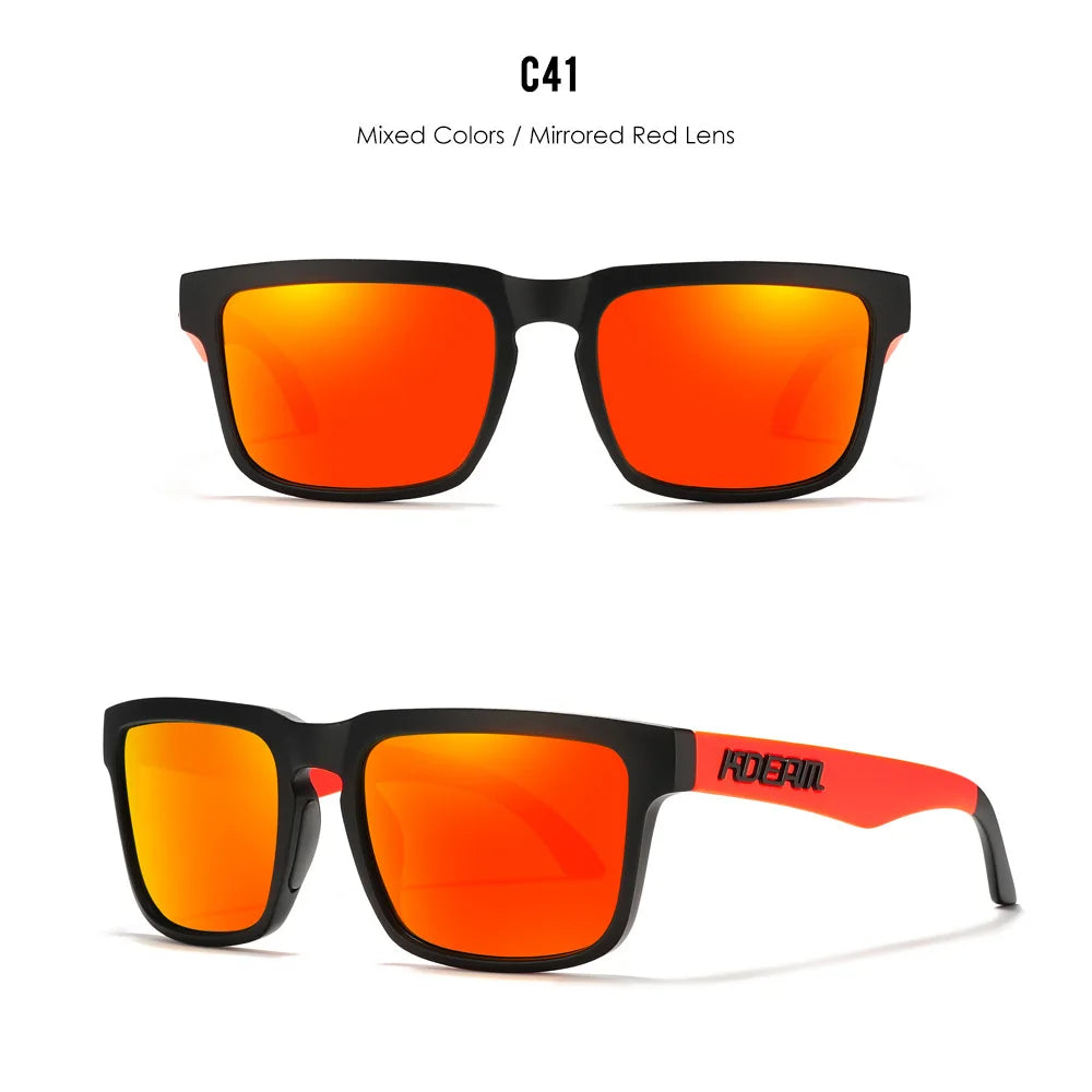 Kdeam Unisex On-Trend Polarized Sunglasses. Stand Out On Or Off Court! Look FLY! Play FLY!