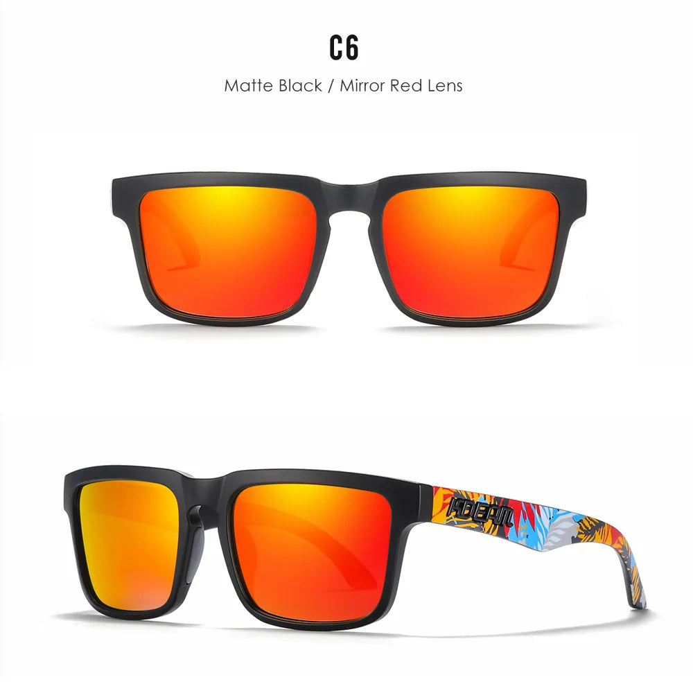 Kdeam Unisex On-Trend Polarized Sunglasses. Stand Out On Or Off Court! Look FLY! Play FLY!