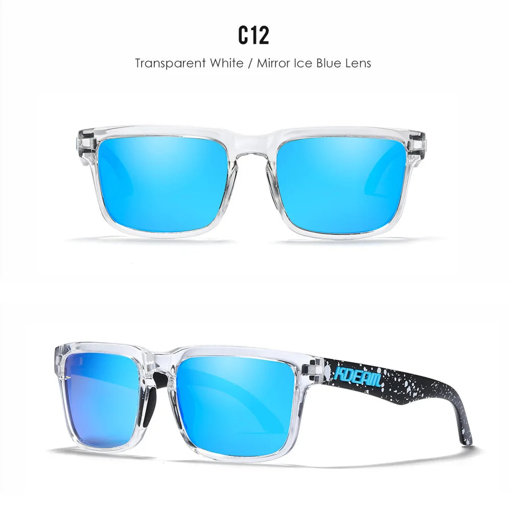 Kdeam Unisex On-Trend Polarized Sunglasses. Stand Out On Or Off Court! Look FLY! Play FLY!