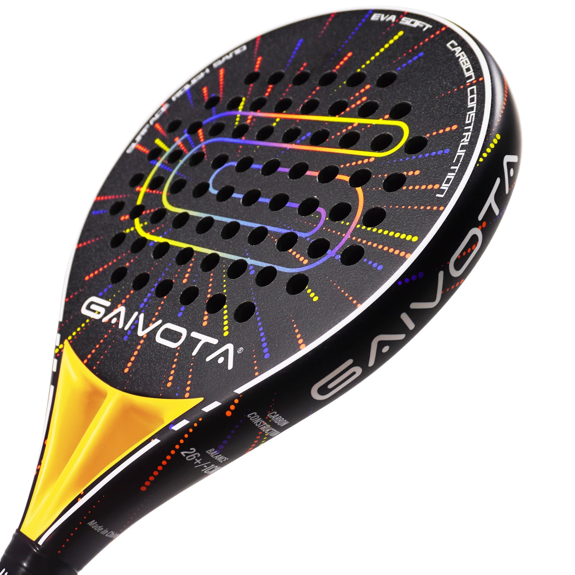 GAIVOTA 2026 New Debut PX30 Padel Racket Carbon Fibre Surface High Performance Padel Racket For Intermediate And Advanced Players
